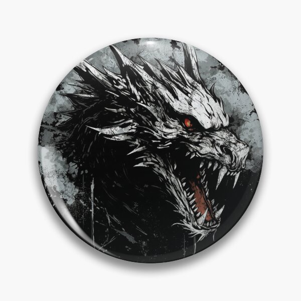 Item preview, \A Vintage and Distressed Street Art Dragon - RPG Monster designed and sold by GVRDesign.
