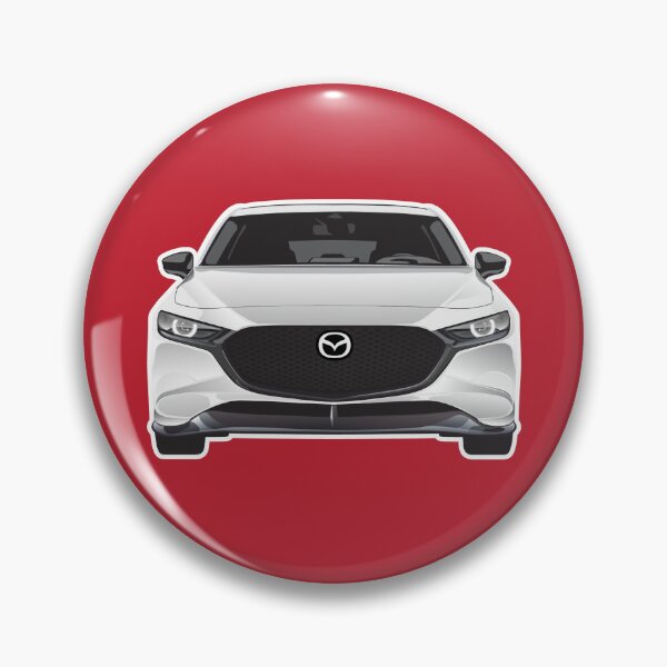 Item preview, Mazda 3 White with Red Background designed and sold by paolovdesigns.