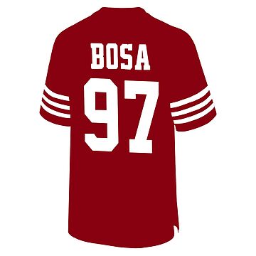 Nick Bosa Jersey Sticker for Sale by aenewby Redbubble