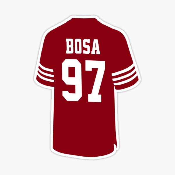 New Adult Red 49ers #97 NICK BOSA jersey