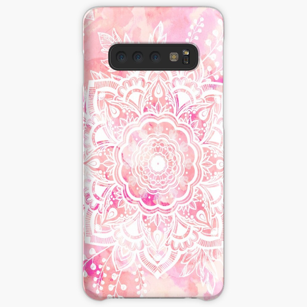Queen Starring of Mandalas Pink Case & Skin for Samsung Galaxy