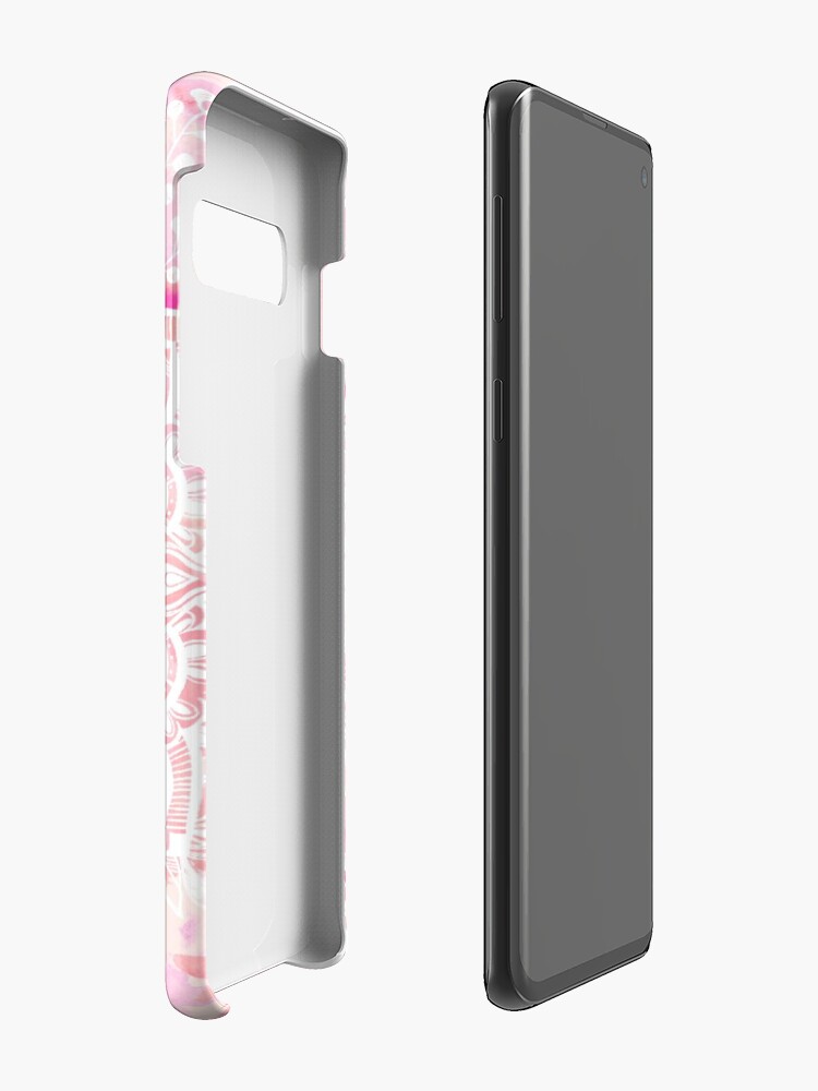 Alternate view of Queen Starring of Mandalas Pink Case & Skin for Samsung Galaxy
