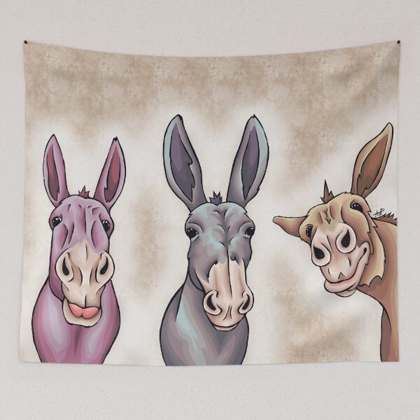 Item preview, Dastardly Donkeys  designed and sold by smoothfoxill.