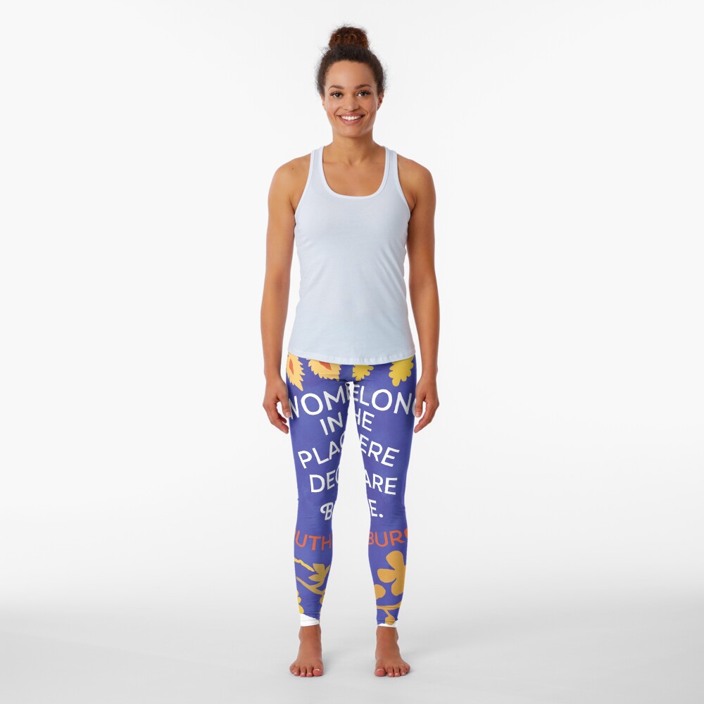 Women Belong In All The Places Where Decisions Are Being Made, Ruth Bader Ginsburg Leggings