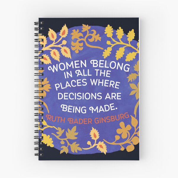 Item preview, Women Belong In All The Places Where Decisions Are Being Made, Ruth Bader Ginsburg designed and sold by fabfeminist.