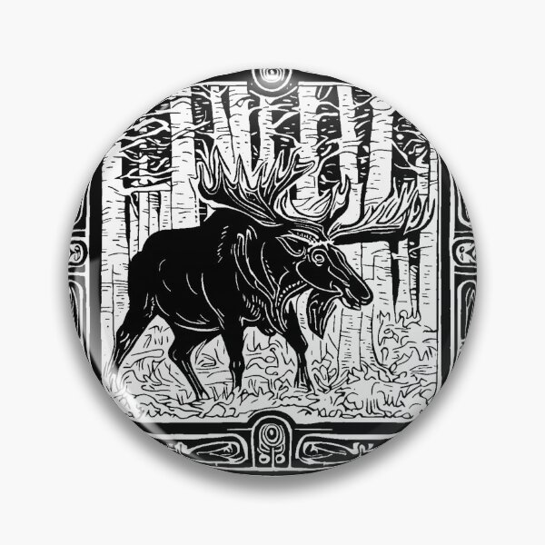 Item preview, Ilustración de alce Art Nouveau designed and sold by WildComfrey.