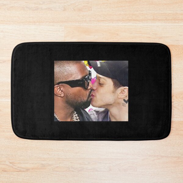 Item preview, Pete Davidson Kanye Ye West Kissing Valentine's Day Love Gay Gaming Mouse Pad designed and sold by GregoryMendoza.