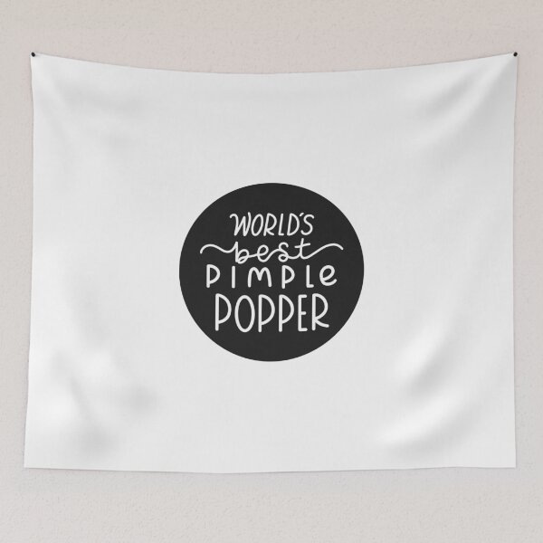 Item preview, World's Best Pimple Popper White designed and sold by SofiaSava01.