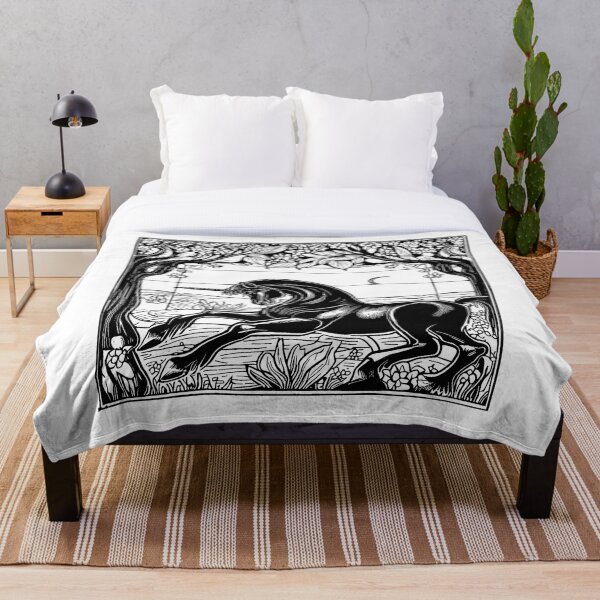 Item preview, Art Nouveau Unicorn Illustration designed and sold by WildComfrey.