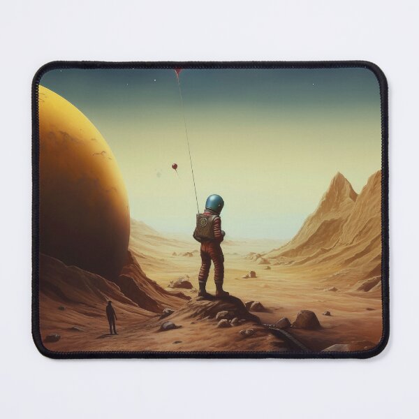 Item preview, Martian Astronaut tests Atmosphere with Ballons designed and sold by Peter LOPEZ.