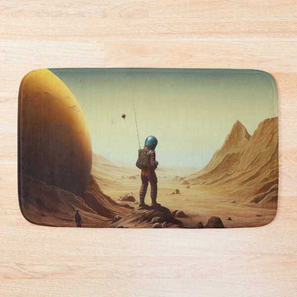 Item preview, Martian Astronaut tests Atmosphere with Ballons designed and sold by Peter LOPEZ.