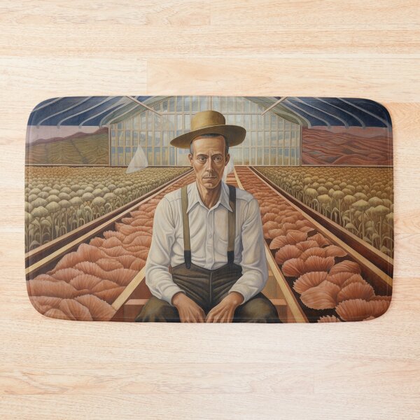 Item preview, Grower At Rest in Giant Greenhouse designed and sold by YoPedro.