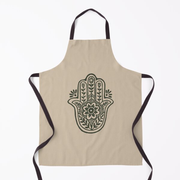 Item preview, Hamsa Flora Linocut - Dove + Pine designed and sold by Irene Estelle.