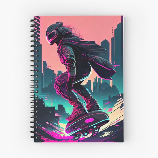 Item preview, Futuristic Hoverboard Rider designed and sold by entwithanaxe.