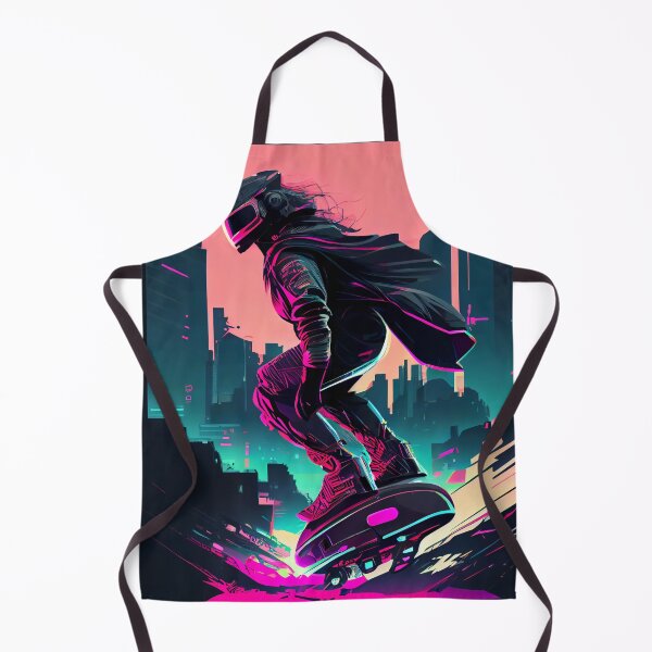 Item preview, Futuristic Hoverboard Rider designed and sold by entwithanaxe.