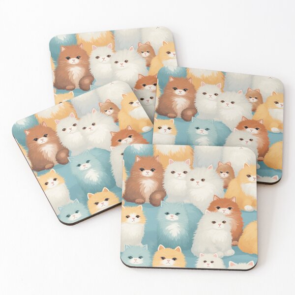 Item preview, Cute Fluffy Chubby Kittens designed and sold by QuixoticDigital.