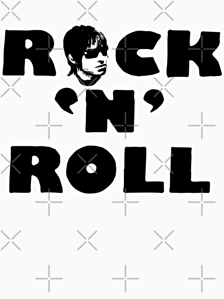 "Rock N Roll - Liam Gallagher" T-shirt for Sale by rockstarprints  Redbubble  liam gallagher t 