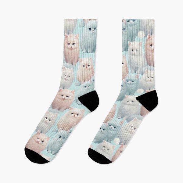 Item preview, Cuddly Fluffy Chunky Cats designed and sold by QuixoticDigital.