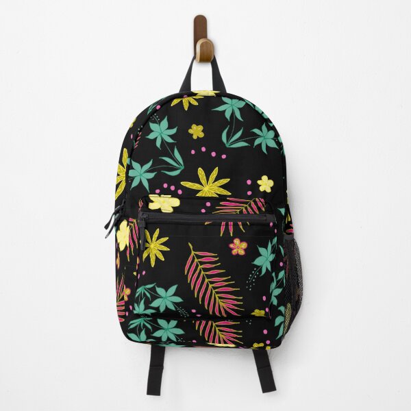 Item preview, Colourful dark tropical wildflowers designed and sold by SerahO.