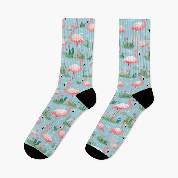 Item preview, Pretty Pink Flamingos designed and sold by QuixoticDigital.