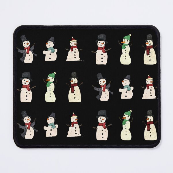 Item preview, Snow Man - Scarf - Facial Expressions - 6 Snow Men in Winter designed and sold by patternjp.