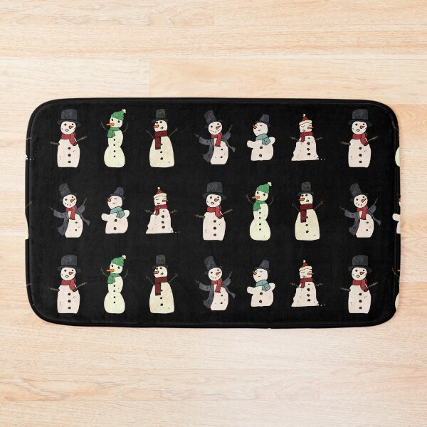 Item preview, Snow Man - Scarf - Facial Expressions - 6 Snow Men in Winter designed and sold by patternjp.