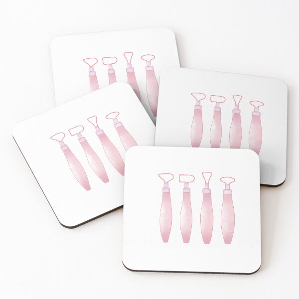 Item preview, Pink pottery tools designed and sold by Happyclayco.