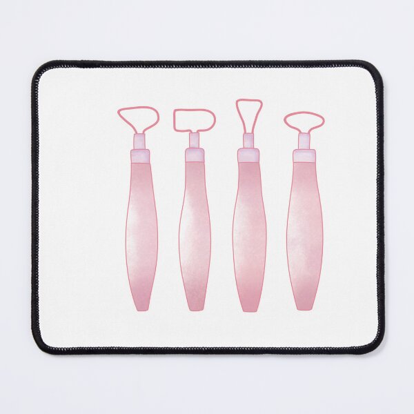 Item preview, Pink pottery tools designed and sold by Happyclayco.