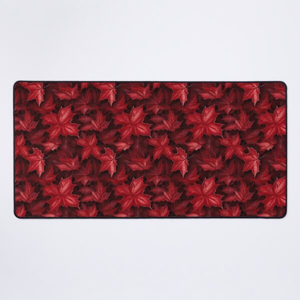 Item preview, Red autumn maple leaf designed and sold by Trendy-Artistry.