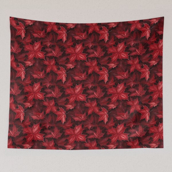 Item preview, Red autumn maple leaf  designed and sold by Trendy-Artistry.