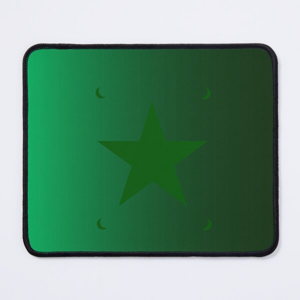 Item preview, The Green Nighttime/Green Star w/Crescent Moons in Gradient Sky designed and sold by ShaunSandhu.