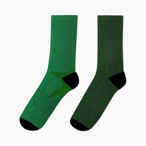 Item preview, The Green Nighttime/Green Star w/Crescent Moons in Gradient Sky designed and sold by ShaunSandhu.