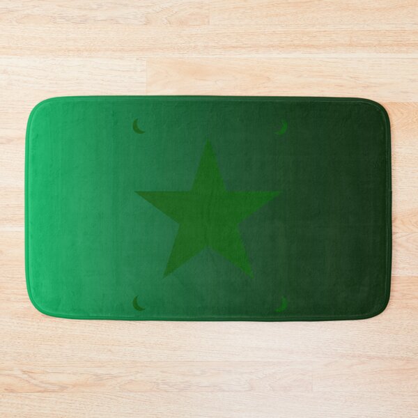Item preview, The Green Nighttime/Green Star w/Crescent Moons in Gradient Sky designed and sold by ShaunSandhu.