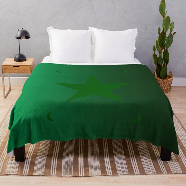 Item preview, The Green Nighttime/Green Star w/Crescent Moons in Gradient Sky designed and sold by ShaunSandhu.
