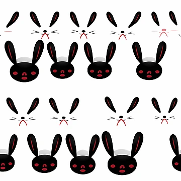Aperçu de l'œuvre Bunnio Yeux Rouges de BOSSPPDESIGN