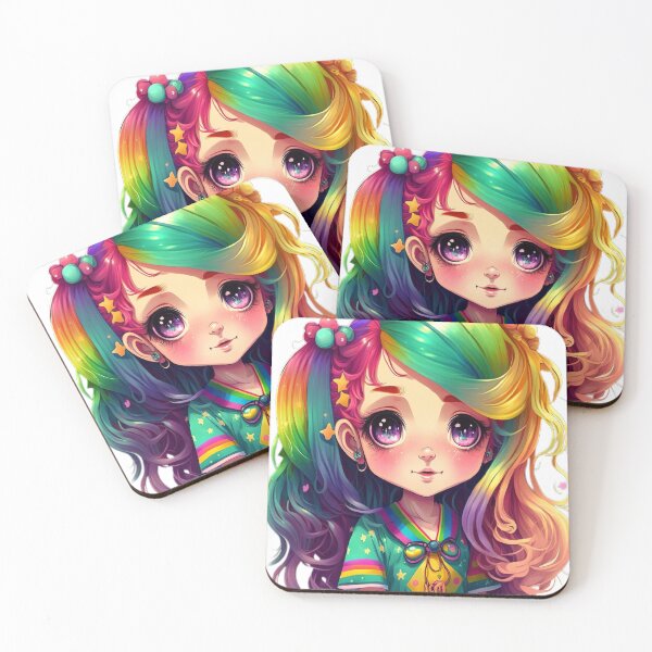 Item preview, The Girl With the Rainbow Hair designed and sold by RuthFurtado.