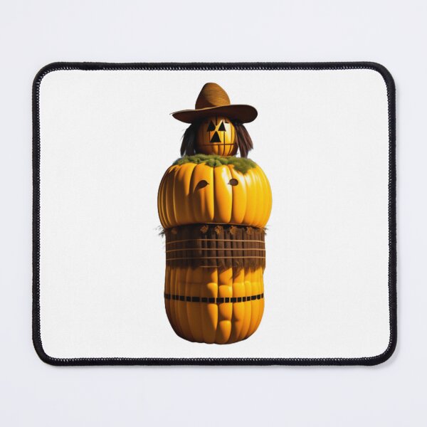 Item preview, Scarecrow Pumpkin man for halloween 2023 designed and sold by 4SeasonsDesigns.