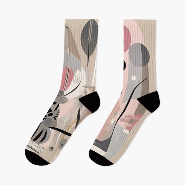 Item preview, Beige Pink Gray Tribal Abstract designed and sold by Gingezel.