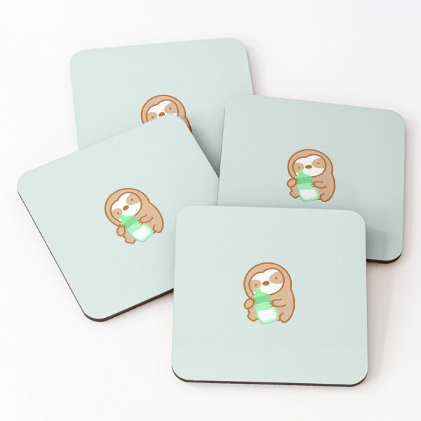 Item preview, Cute Green Baby Bottle Sloth designed and sold by theslothinme.