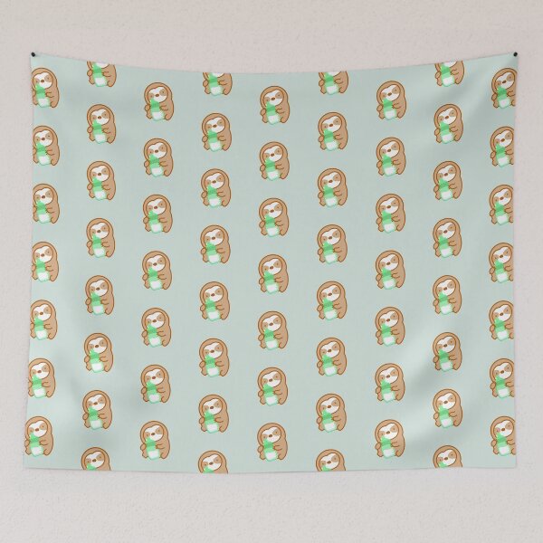 Item preview, Cute Green Baby Bottle Sloth designed and sold by theslothinme.