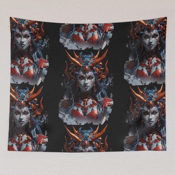 Item preview, Halloween Oni Mesmorizing Design designed and sold by TshirtTown77.
