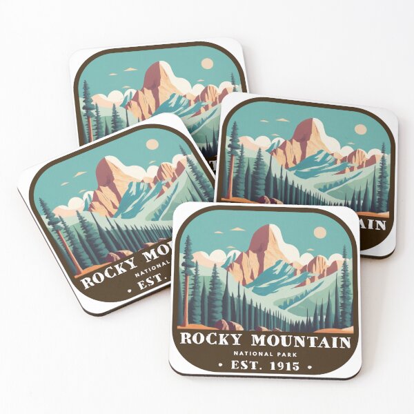 Item preview, Vintage Rocky Mountain National Park designed and sold by RabbitK.