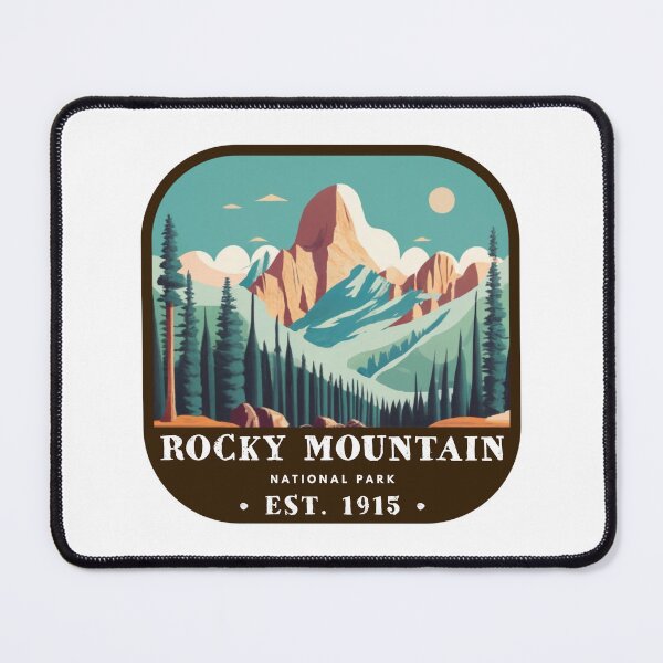Item preview, Vintage Rocky Mountain National Park designed and sold by RabbitK.
