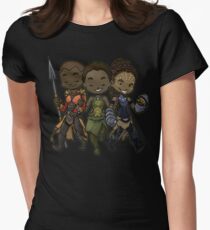 Panther Trio Tailliertes T-Shirt für Frauen