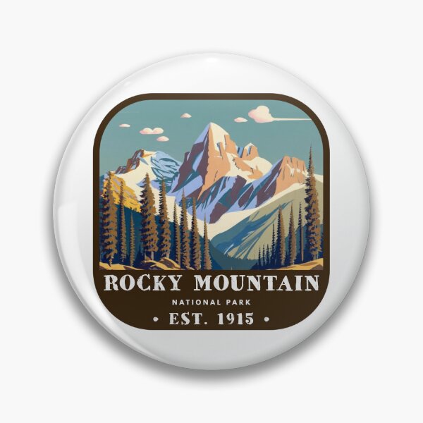 Item preview, Vintage Rocky Mountain National Park designed and sold by RabbitK.