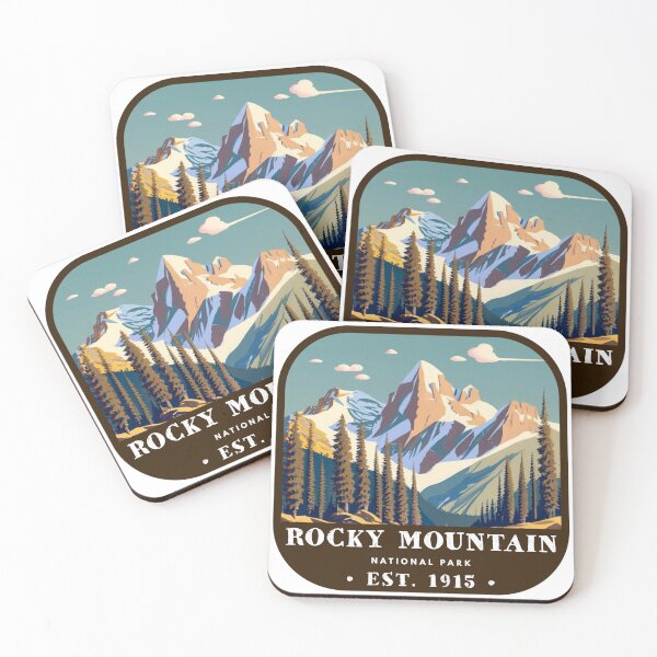 Item preview, Vintage Rocky Mountain National Park designed and sold by RabbitK.