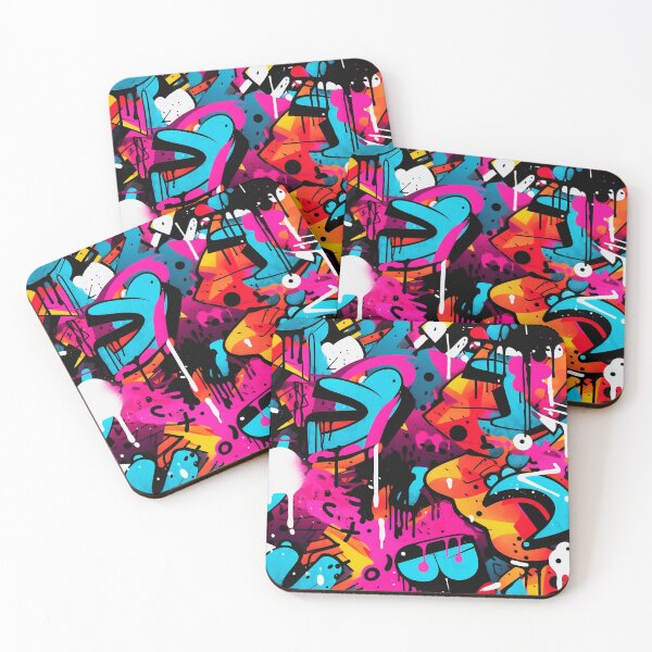 Item preview, Tagged Subway Graffiti designed and sold by QuixoticDigital.