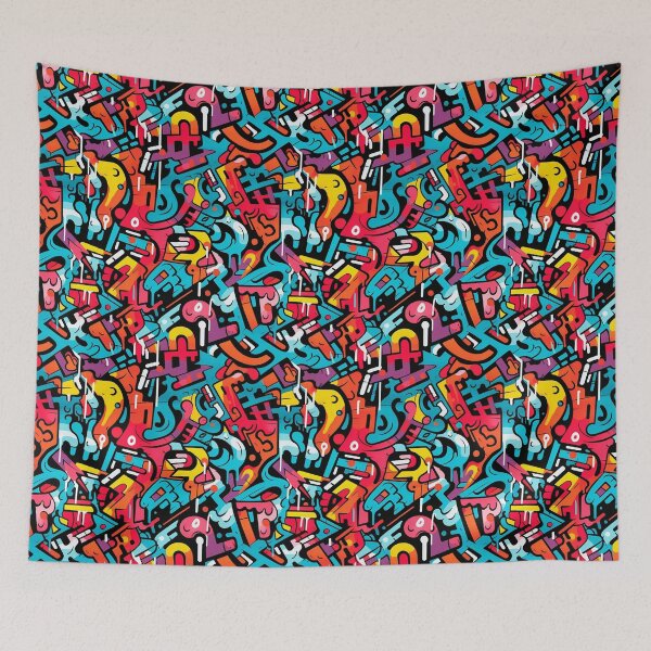 Item preview, Illegal Expressionist Graffiti designed and sold by QuixoticDigital.