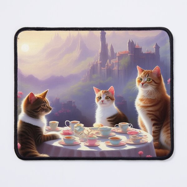 Item preview, Cats Having a Tea Party designed and sold by TheLilacBat.