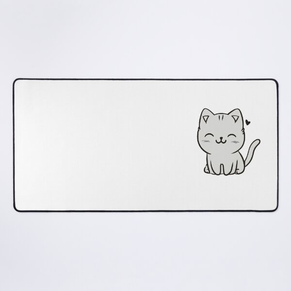 Item preview, Cute Cat, Kawaii Gray Cat Neko ver.1 designed and sold by Jabb12.